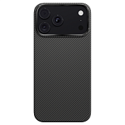 Чехол VLP Kevlar Case с поддержкой MagSafe для iPhone 18 Pro Max (Черный)